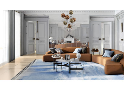 Sofa Corner sofa Seat Round Corner Sofas Fabric Living room Design Couches Upholstery Modern