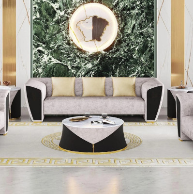 Modern Sofa set 3+2+1 Seater Luxury Couches Armchair Living room Furniture