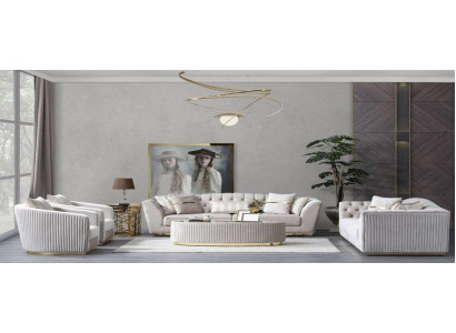 Sofa set Coffee table Suite Design Sofas Sofa Couch Baroque Rococo Set 5 pieces