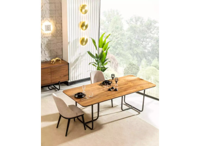 Design Dining table 4x Chairs Dining room Suite Set Dining sets Wood 5pcs