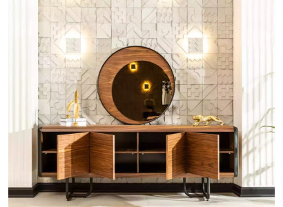 Luxury Sideboard Mirror Wood Console Group Drawers Chests of drawers Consoles