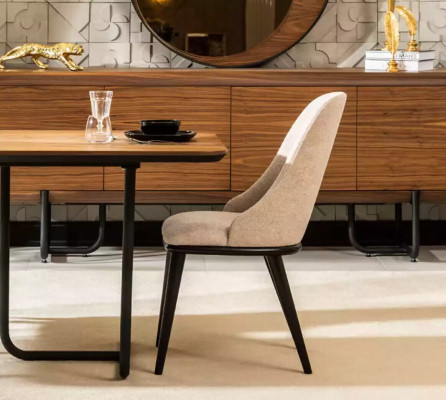 Dining table 4x Chairs Dining room Set Dining set Modern Sideboard Suite