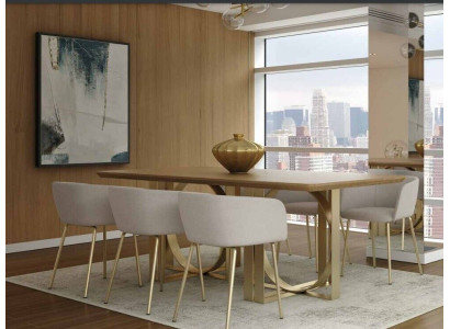 Chairs Armchair Dining room chair Dining room Chair Fabric Lehn Wood Luxury Seat new