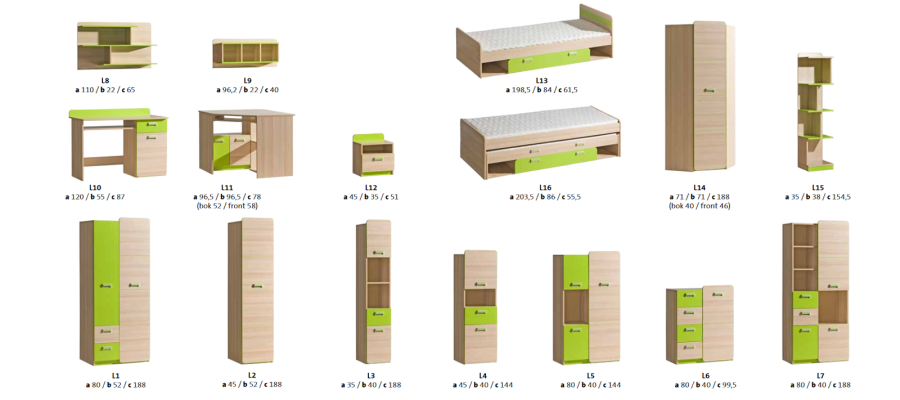Youth Room Chest of drawers Children Room Chests of drawers Wardrobe Sideboard
