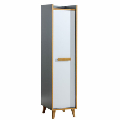Tall cabinet 1 door multi-purpose wardrobe drawers living room shelf