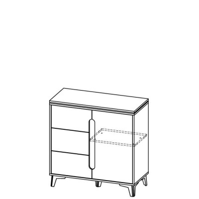 Chest of drawers Highboard Sideboard Wardrobe Modern Living room Decor Collection