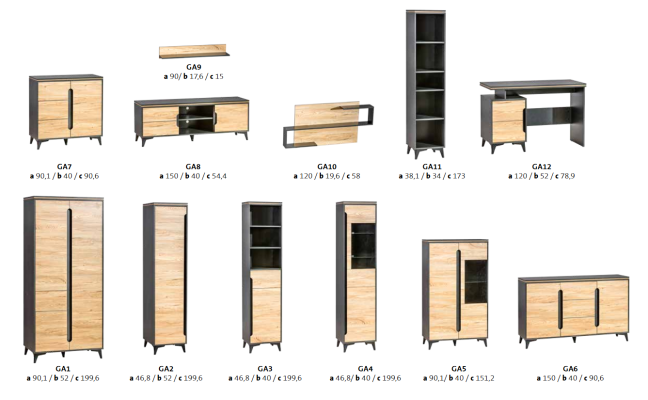 Chest of drawers Highboard Sideboard Wardrobe Modern Living room Decor Collection