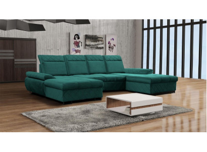 Living landscape Sofa Couch Upholstery Sofa Corner new Designer U-shape Corner sofa XXL