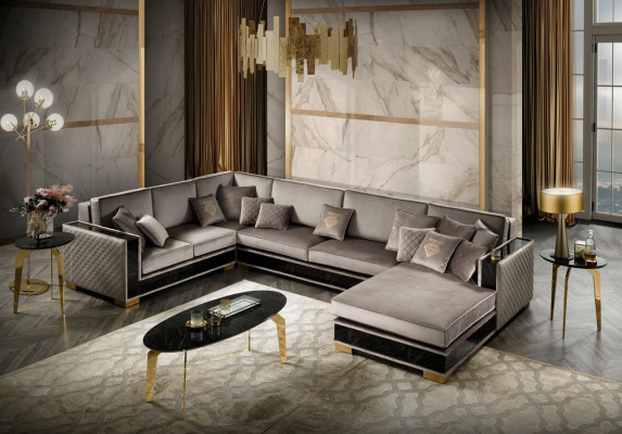 Living landscape Corner sofa U-shape Couch Seat Upholstered sofa Sofas Furniture Sofa Italy