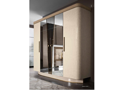 Wardrobe Wardrobe Mirror Wood Furniture Cabinets Coat rack Wood Italy new