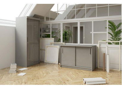 Design Chests of drawers Wardrobe Furniture Wood Luxury Furniture Coat rack 2pcs. Set new