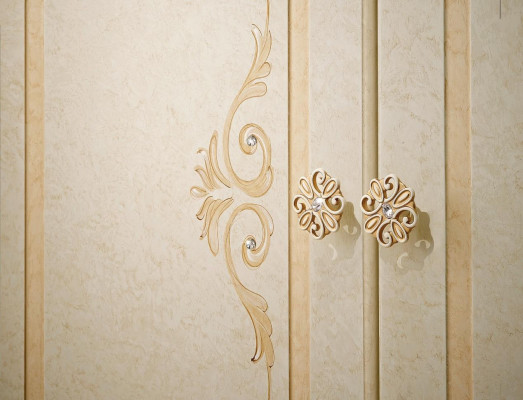 Sideboard Mirror Sideboard Sideboard Wood Design Furniture Style Chest of drawers Set 2pcs.