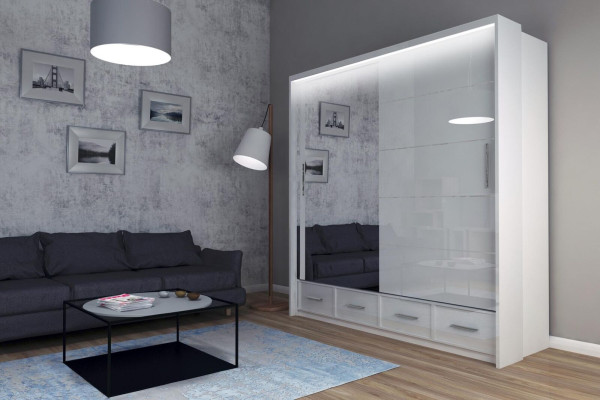 Clothes cupboards Furniture Living Wood Cabinets Clothes Wardrobe Washroom high gloss
