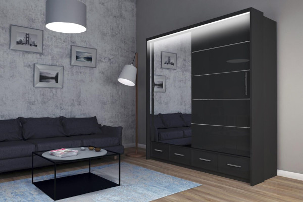 Clothes cupboards Furniture Living Wood Cabinets Clothes Wardrobe Washroom high gloss