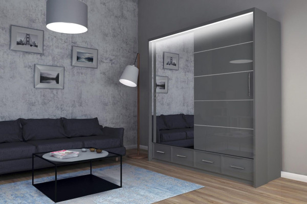 Clothes cupboards Furniture Living Wood Cabinets Clothes Wardrobe Washroom high gloss