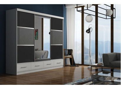 Wardrobe Cabinets Wardrobe Wall Unit 3 Doors Wood Furniture Bedroom new