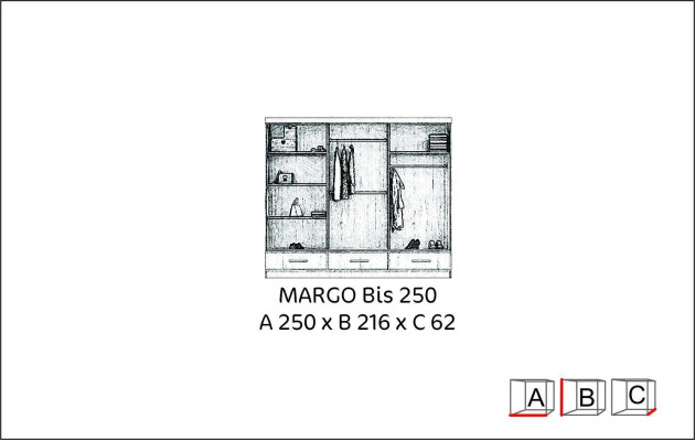 Wardrobe Cabinets Wardrobe Wall Unit 3 Doors Wood Furniture Bedroom new