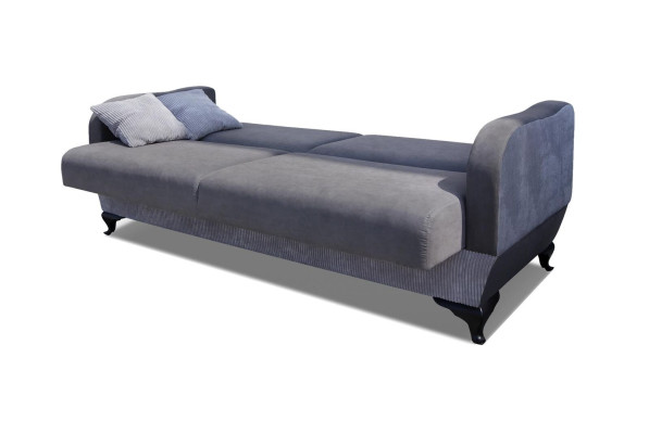 Luxury Modern Designer Sofa 3 Seater Furniture Upholstery Textile Purple Big Sofas Couches