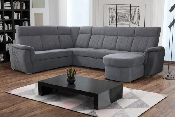 Living landscape Luxury Upholstery Modern Relax Sofa Couch Corner sofa U-shape Seat Furniture