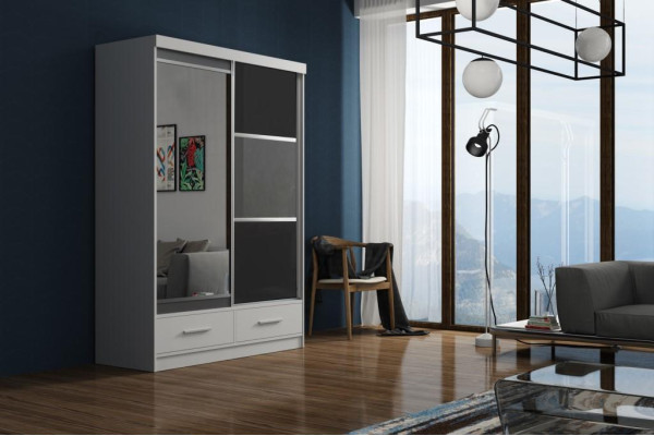 Wardrobe Modern Style Cabinets Multi-purpose Shelves Wardrobe Bedroom Wood
