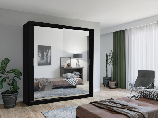 Modern wardrobe sliding closet doors LED closet lighting new