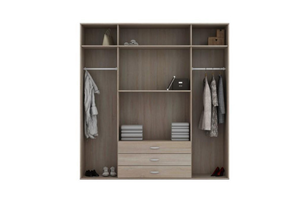 Wardrobe Wood Coat rack Bedroom Cabinets Modern Style Wardrobe new