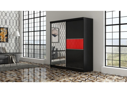Luxury Wardrobe Wood Bedroom Black Wardrobe Modern Style Furniture