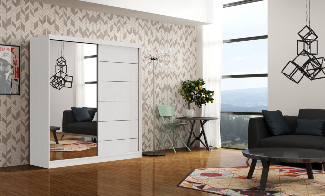 Design Sleep Room Cabinets Clothes Wood new Noble Wardrobe Luxury Sliding Doors