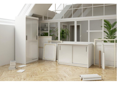Shelves Cabinets Office Office Universal Office Files Shelf Wardrobe Display case Wood new