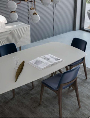 Dining room set Modern dining room set White sideboard with storage space