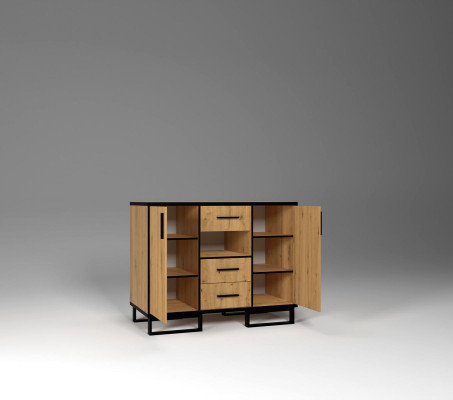 Living room walls Chests of drawers Wardrobe Table new 4-piece Living room Set Display case Chest of drawers