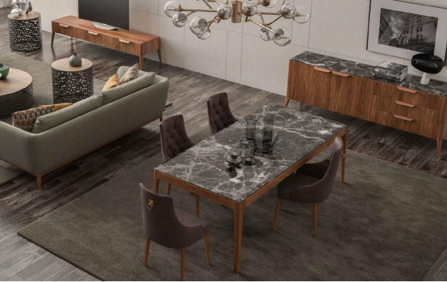 Large Wood Sideboard Modern Dining room furniture Real wood drawers new