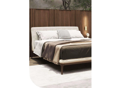 White Bed Luxury Bed Frame Modern Bedroom Furniture Wooden Frame