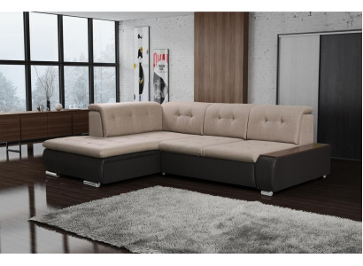 Living landscape Textile Corner L-shape Living room Corner sofa Sofa Couch Upholstery EckSoga