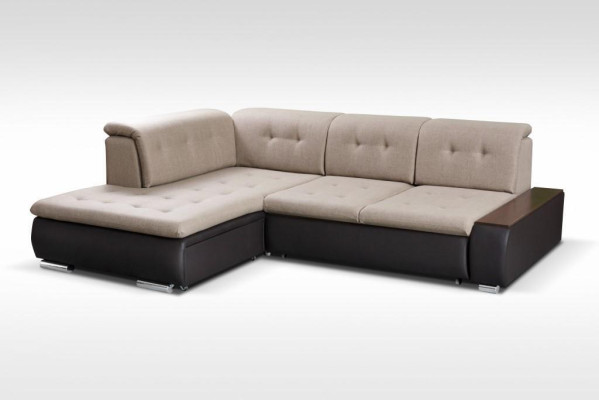 Living landscape Textile Corner L-shape Living room Corner sofa Sofa Couch Upholstery EckSoga