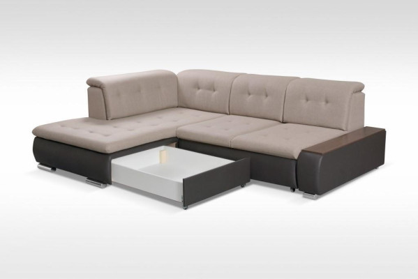 Living landscape Textile Corner L-shape Living room Corner sofa Sofa Couch Upholstery EckSoga