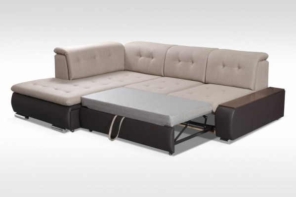 Living landscape Textile Corner L-shape Living room Corner sofa Sofa Couch Upholstery EckSoga