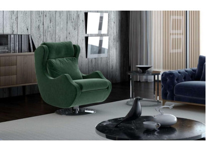 Green Armchair Living room furniture Single Seater Stylish Cocktail Chair Modern