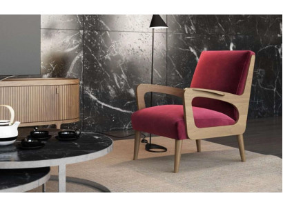 Living room armchair luxury single-seater cocktail chair reading chair Fabric
