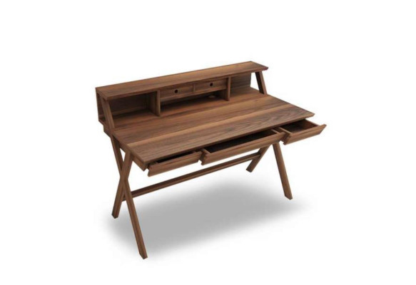 Real wood Desk Wooden furniture Modern computer desk with drawers