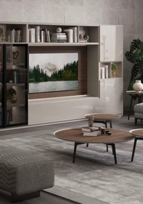 Coffee table Set Living room furniture Luxury Brown Tables Luxury Design Wood