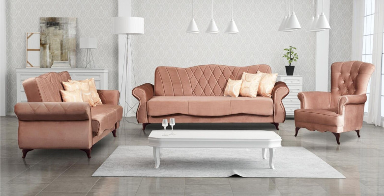 Sofa set 3+1seater Textile Relax Set Design Sofas Upholstery Couches Arkos Meble