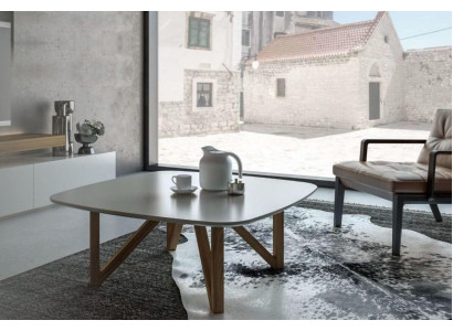Coffee table Living room Table Luxury Walnut Natural Designer Side table