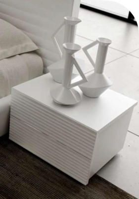 White luxury bedside table storage space bedroom furniture small storage table