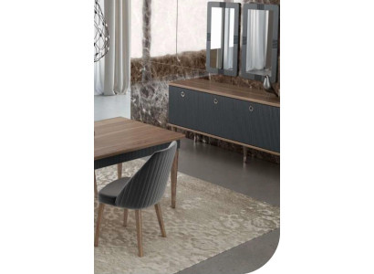 Gray Modern Luxury Chair Chairs Single Seater Wooden Furniture Kitchen chairs