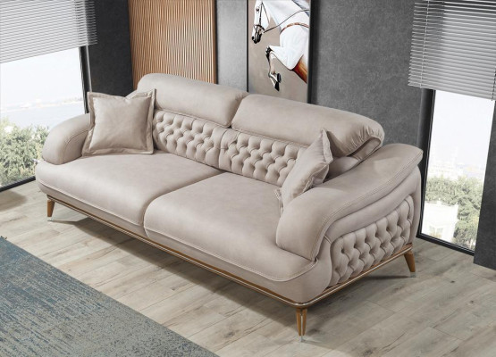 Three Seater Sofa 3 Seater Luxury Sofas Living room Modern Design Textile