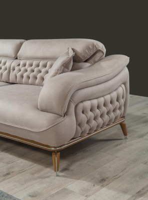 Three Seater Sofa 3 Seater Luxury Sofas Living room Modern Design Textile