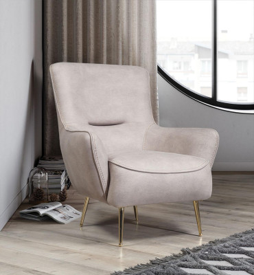Armchair Upholstery Furniture Relax Design Furniture White Lounge Luxury Single Seater