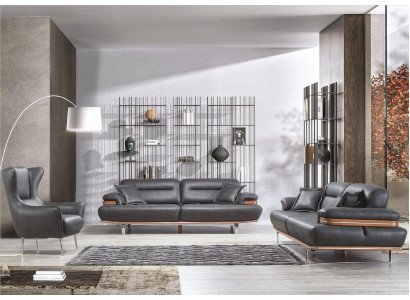 Sofa set Set 321 Seater Leather Sofa Couch Suite Design Couches