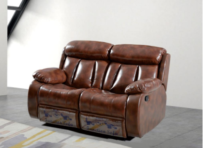 Sofa 2 Seater Design Upholstery Modern Leather Fabric Living room Two-seater
